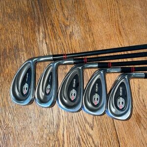 Orlimar Hip Steel Golf Iron Set - 6-PW Rh Graphite Shafts Oversized Heads